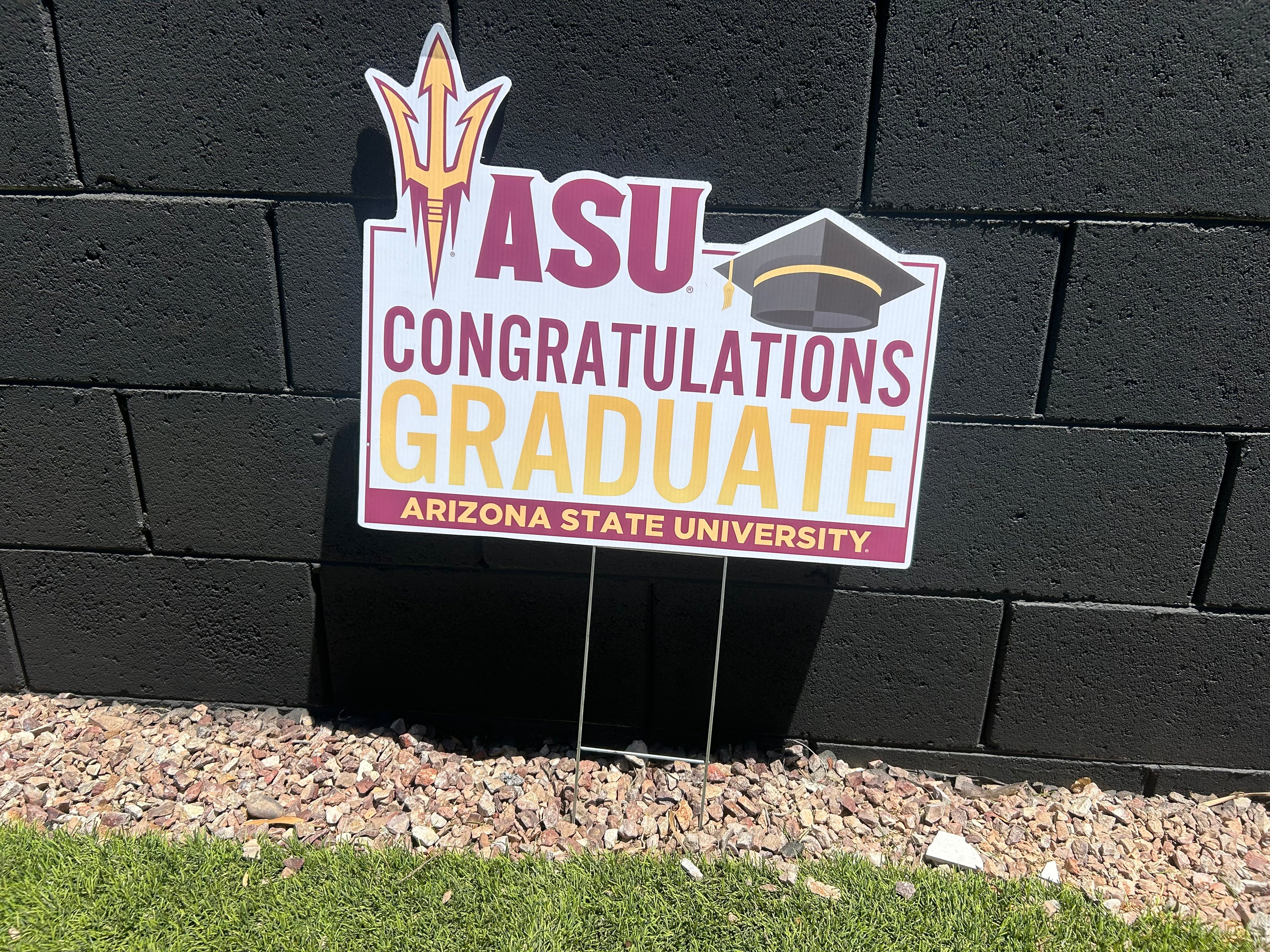 ASU Grad Yard Sign - Sale