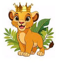 Lion With Crown Cut out