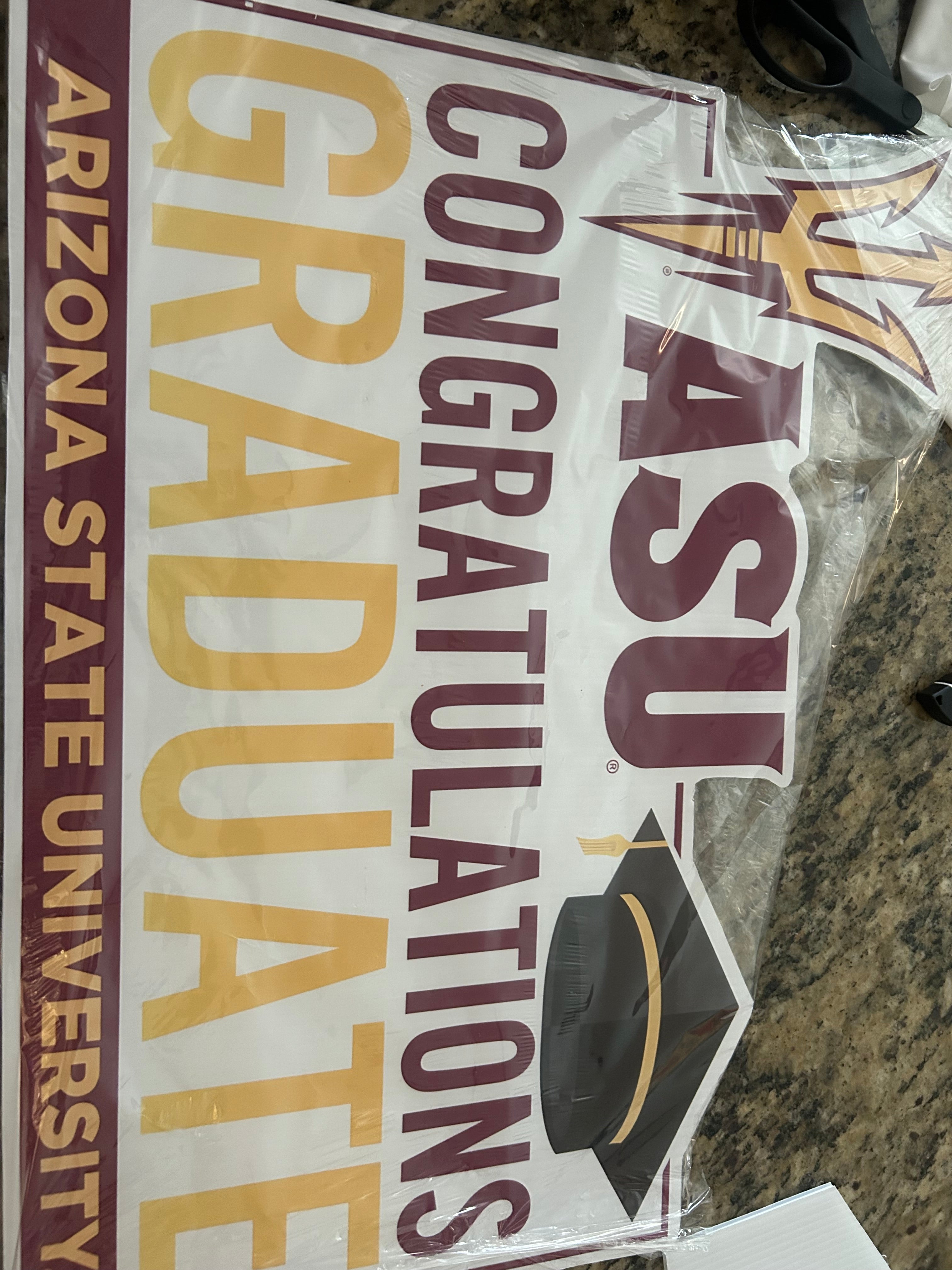 ASU Grad Yard Sign - Sale