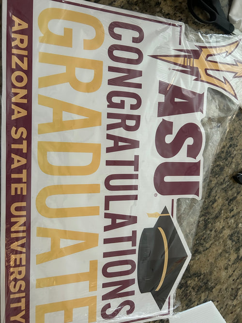 ASU Grad Yard Sign - Sale