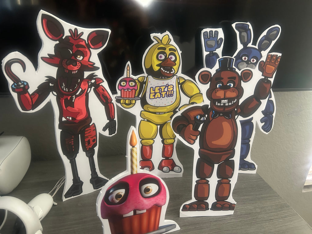 FNAF SET - Five nights at Freddy’s Character cut outs