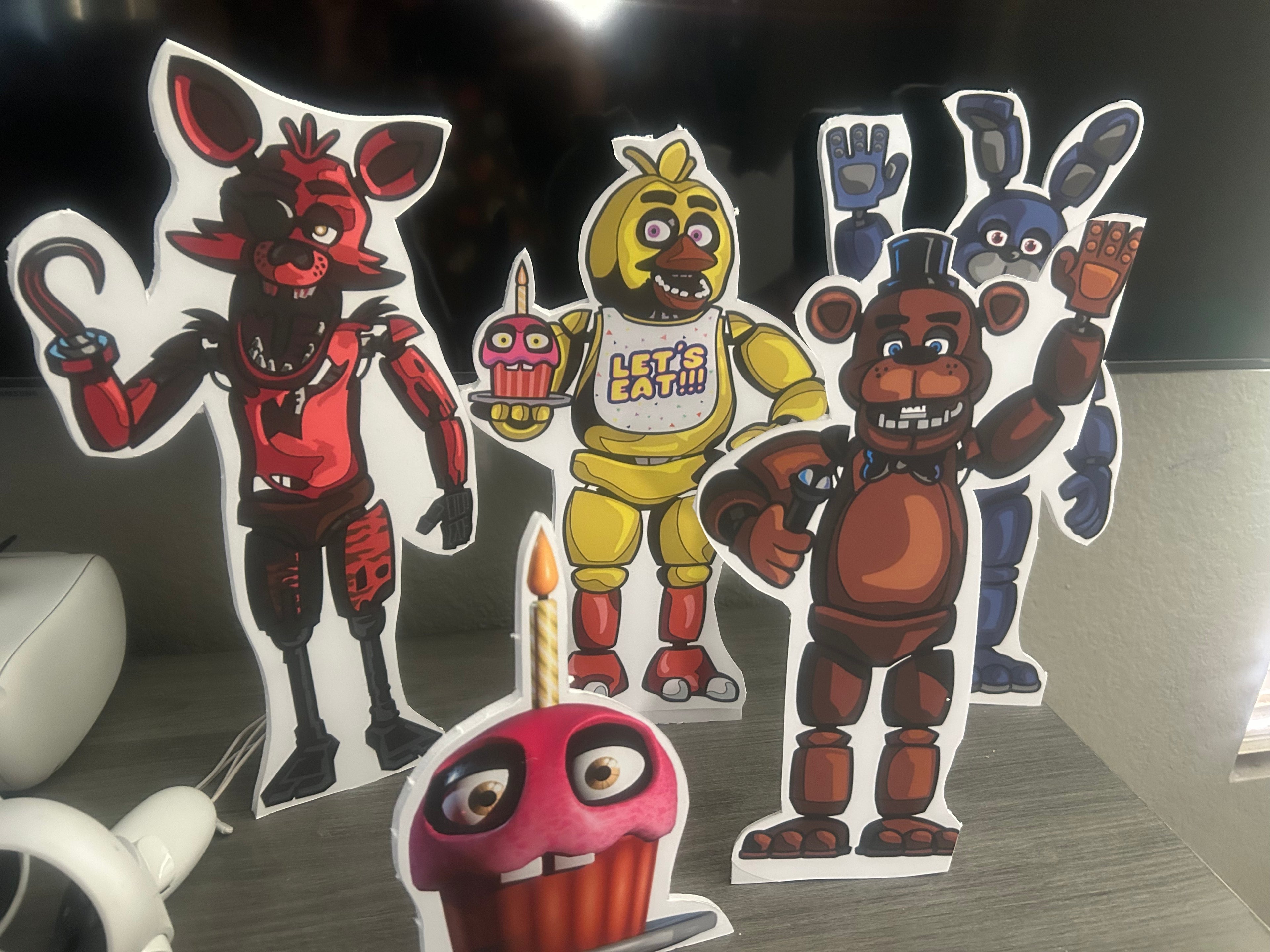 FNAF SET - Five nights at Freddy’s Character cut outs