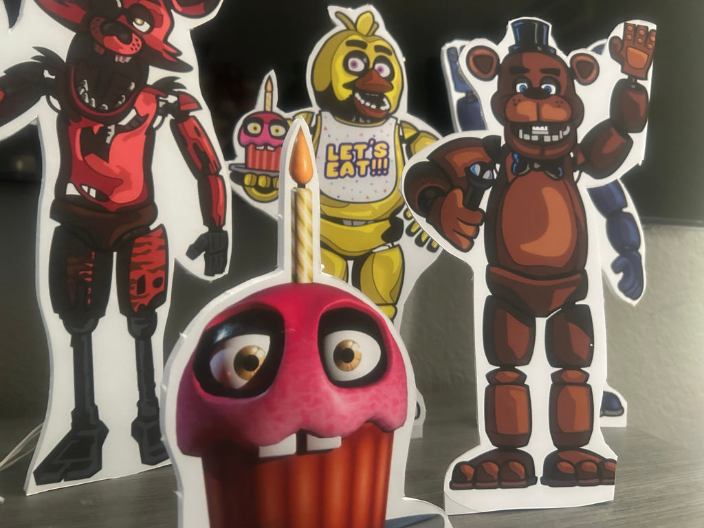FNAF SET - Five nights at Freddy’s Character cut outs