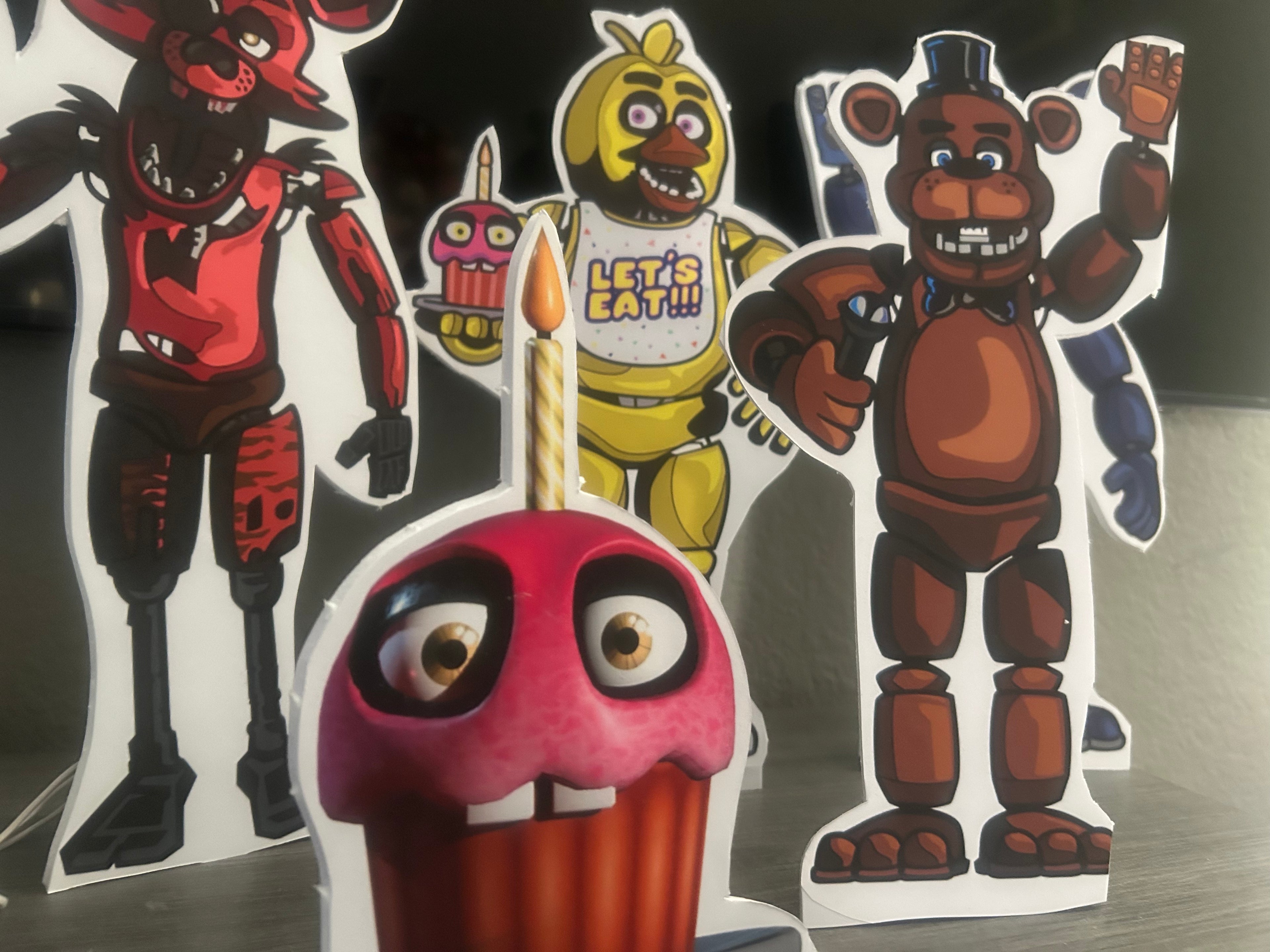 FNAF SET - Five nights at Freddy’s Character cut outs