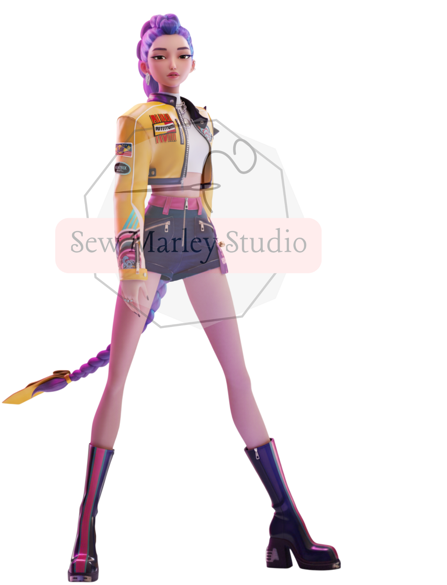 KPOP- DH -Huntrix Character Cut outs