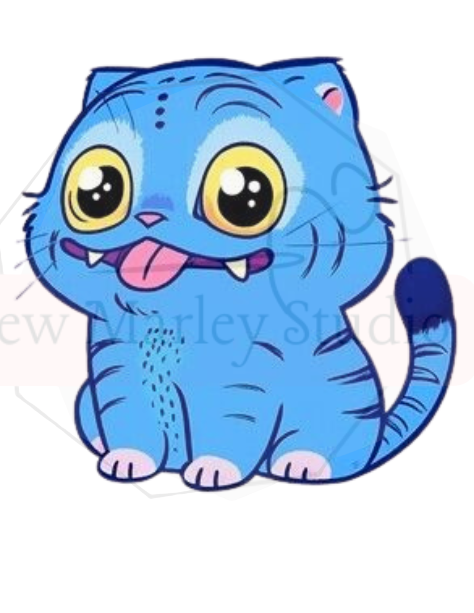 Derpy Tiger cut out
