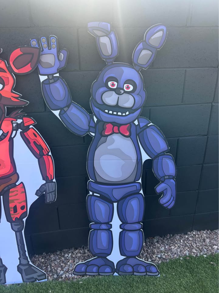 FNAF SET - Five nights at Freddy’s Character cut outs
