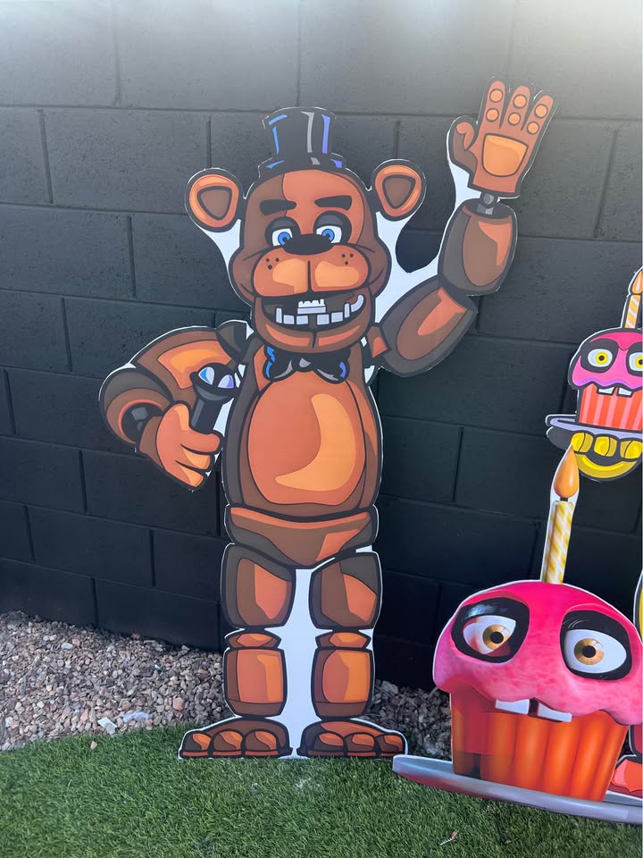 FNAF SET - Five nights at Freddy’s Character cut outs