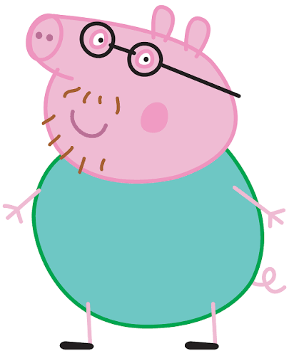 Peppa Pig Family -Foamboard