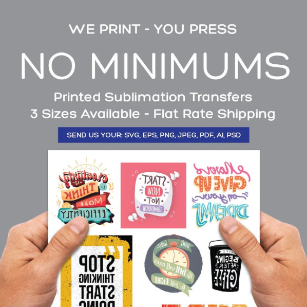 Sublimation Transfer Sheets