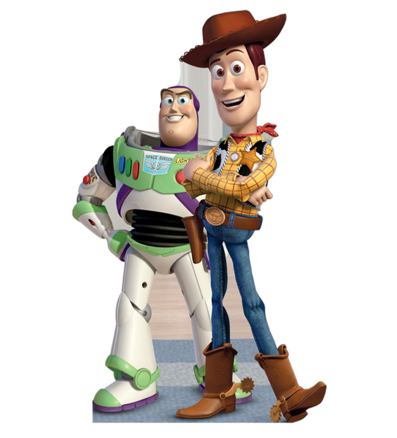 Woody and Buzz Character Cut